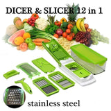 MULTIPURPOSE 12 IN 1 - VEGETABLE AND FRUIT CHOPPER/SLICER